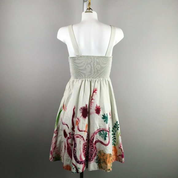 Nathalie Lete Paris Marine Mural Octopus Dress - Picture 2 of 7